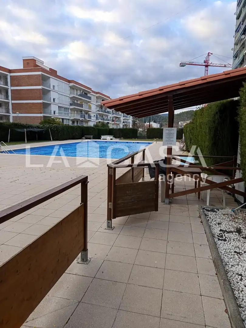 Piscina de Piso en venta en Santa Susanna con Terraza y Piscina