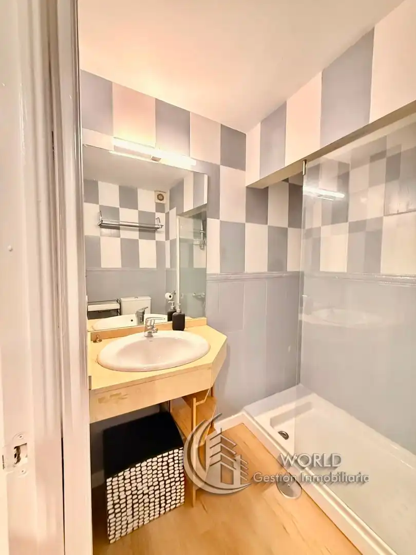 Bathroom of Flat for rent in Madrid  with Heating, Furnished and Washing machine