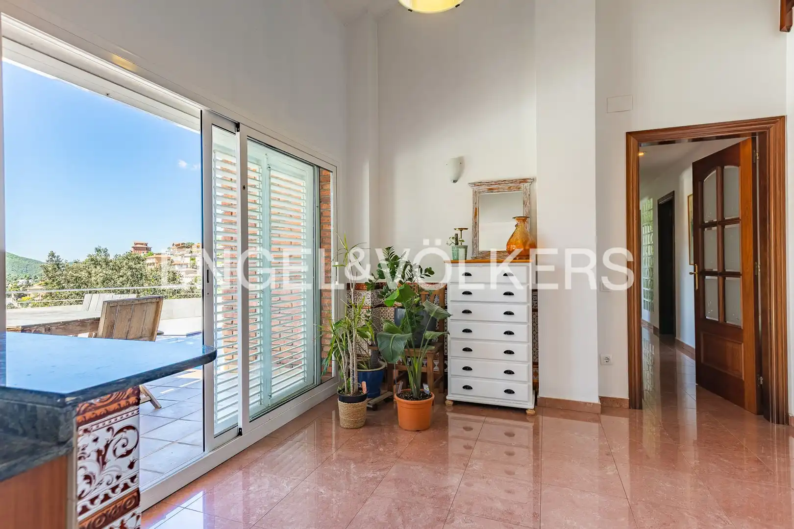 Terrassa de Casa o xalet en venda en Sant Fost de Campsentelles amb Calefacció, Jardí privat i Parquet