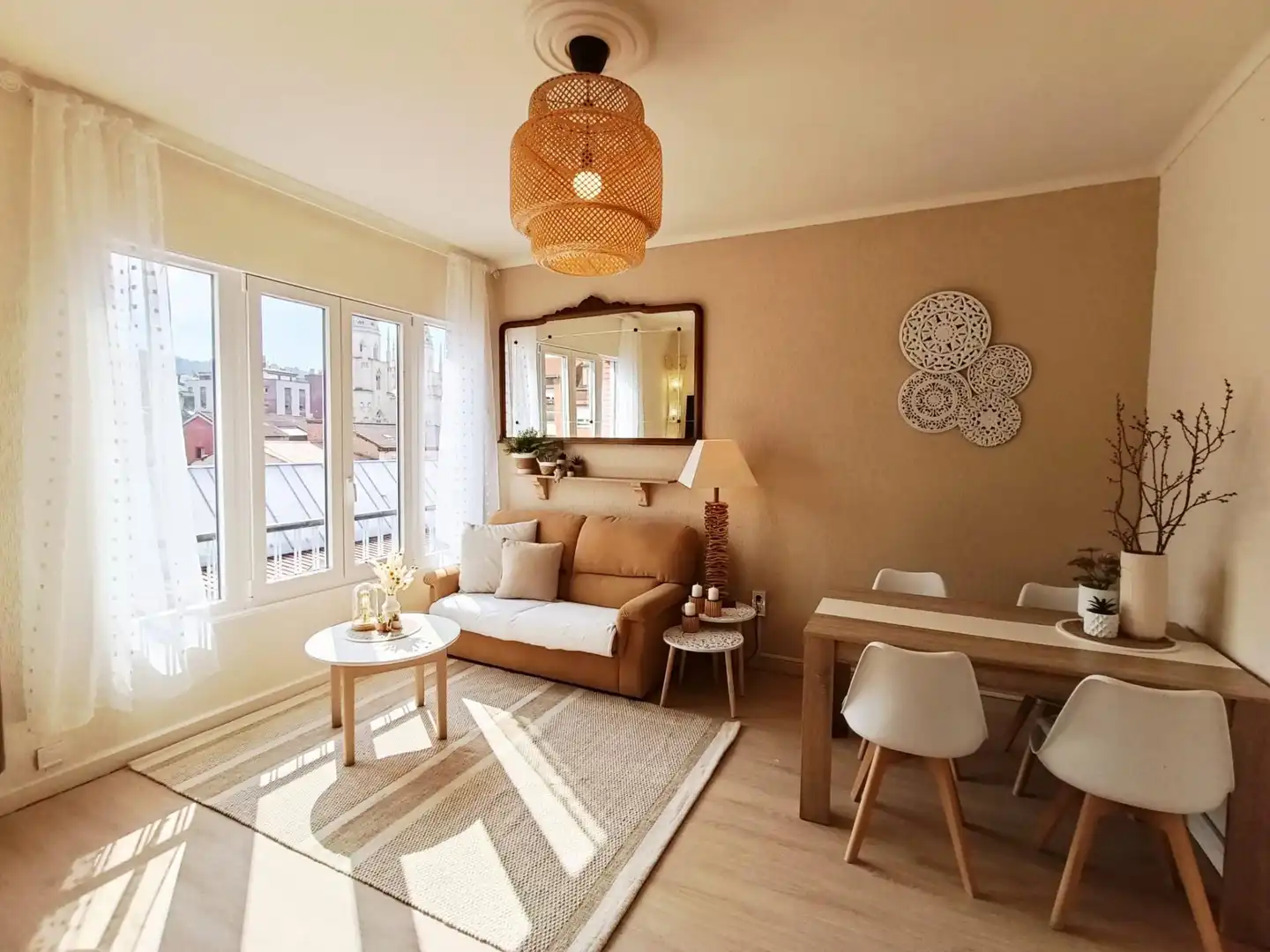 Living room of Flat for sale in Langreo  with Heating, Storage room and Furnished