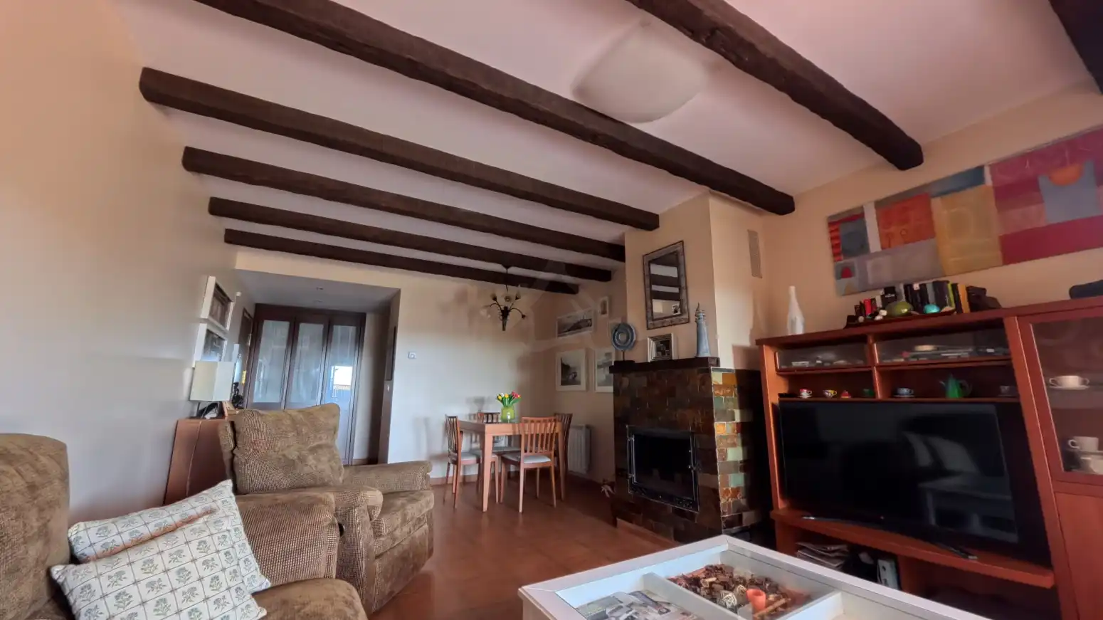 Sala de estar de Piso en venta en Sojuela con Calefacción, Jardín privado y Parquet