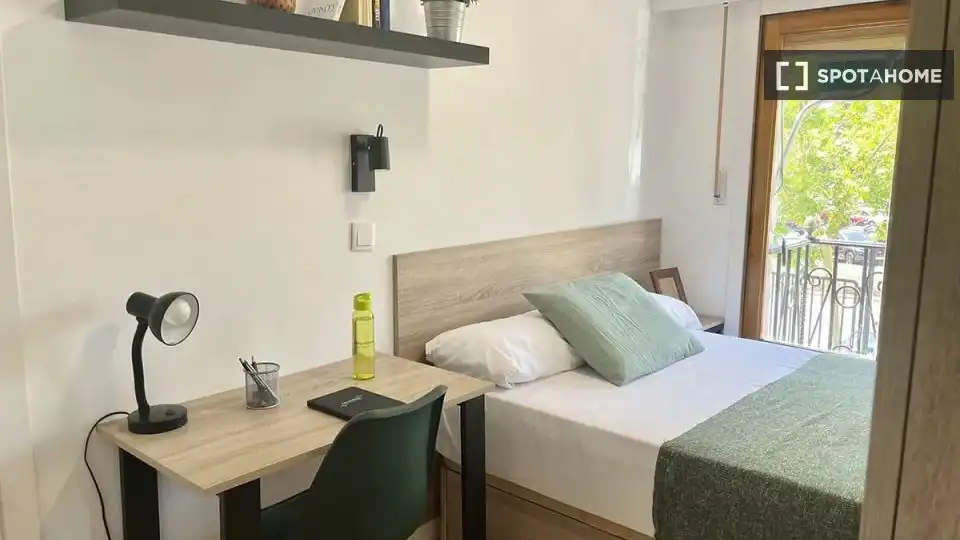 Habitación de Piso de alquiler en Madrid con Aire acondicionado, Calefacción y Amueblado