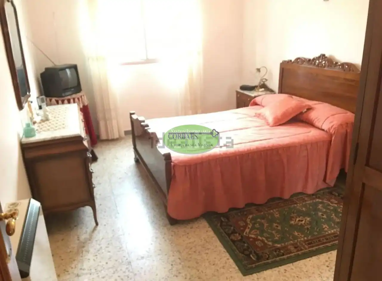 Schlafzimmer von Wohnung zum Verkauf in Xunqueira de Ambía mit Heizung, Abstellraum und Möbliert