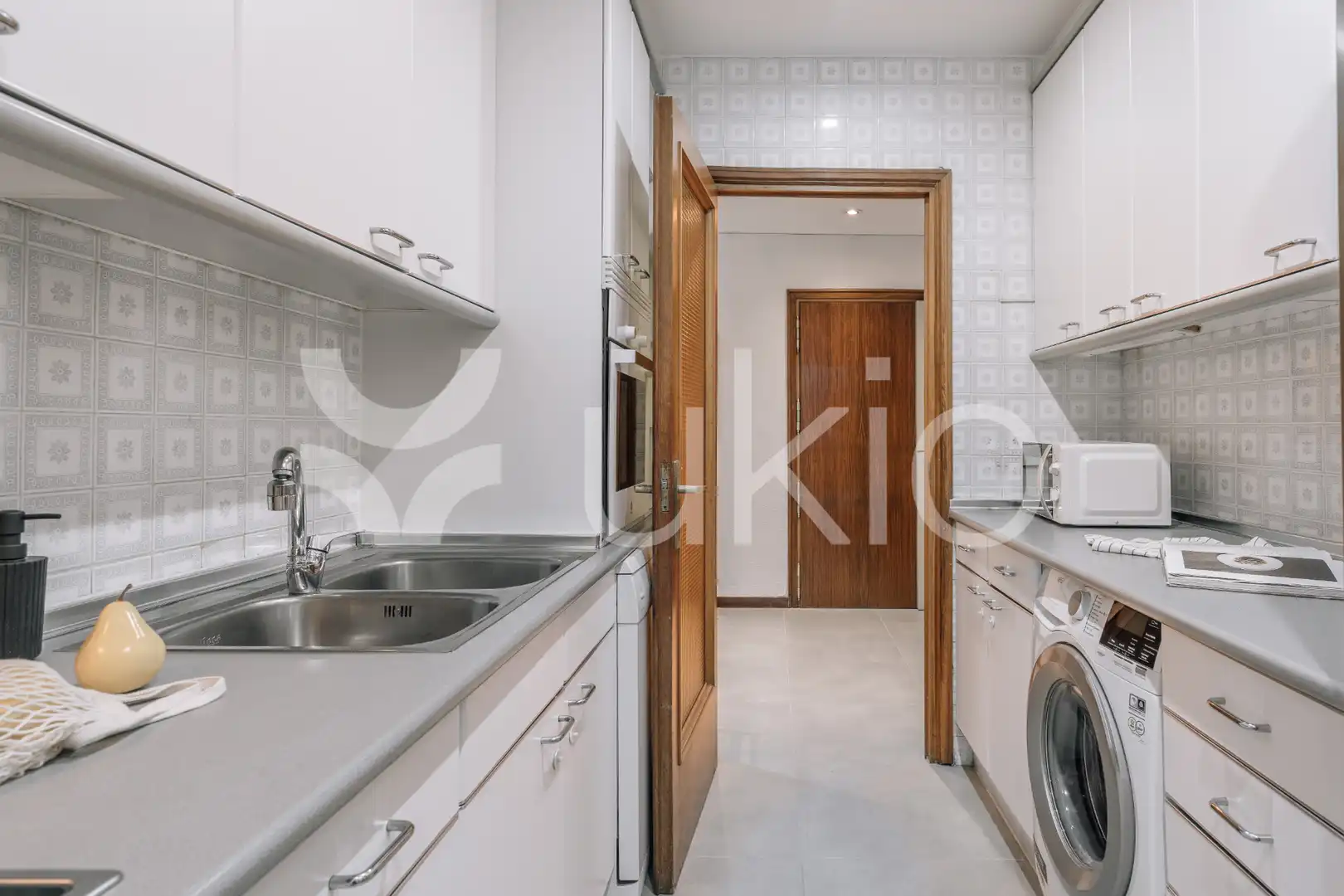 Kitchen of Apartments for rent in Madrid  with Air Conditioner, Heating and Furnished