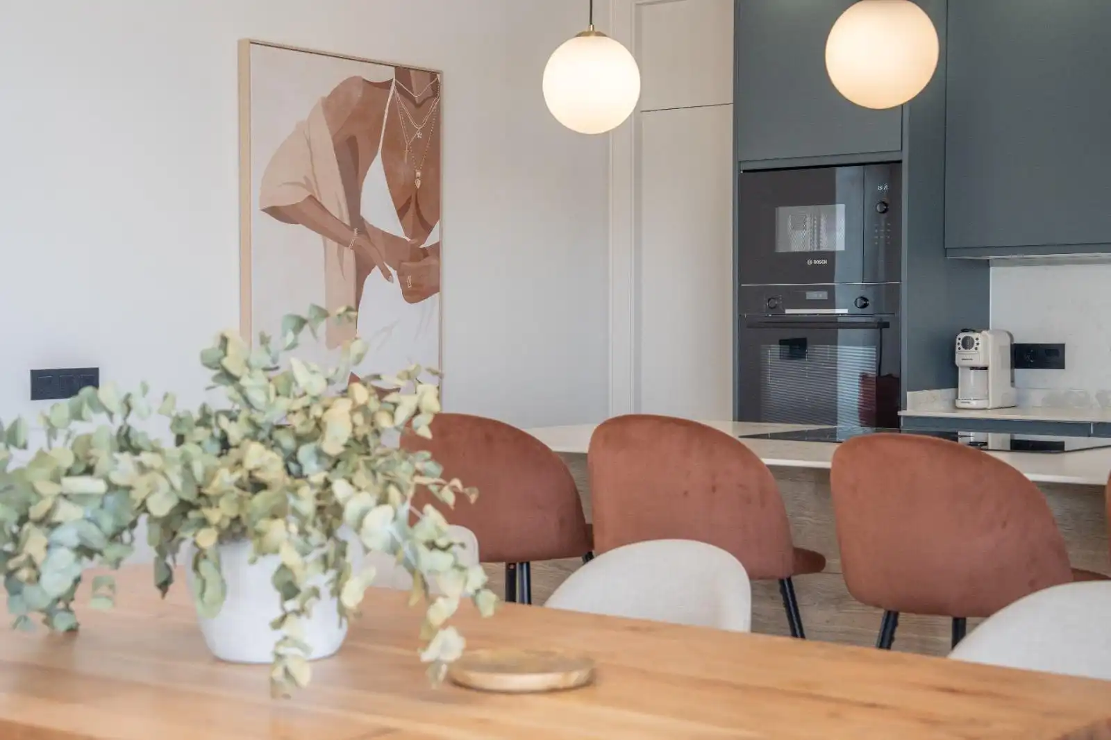 Dining room of Houses for sale in La Oliva  with Air Conditioner, Private garden and Terrace