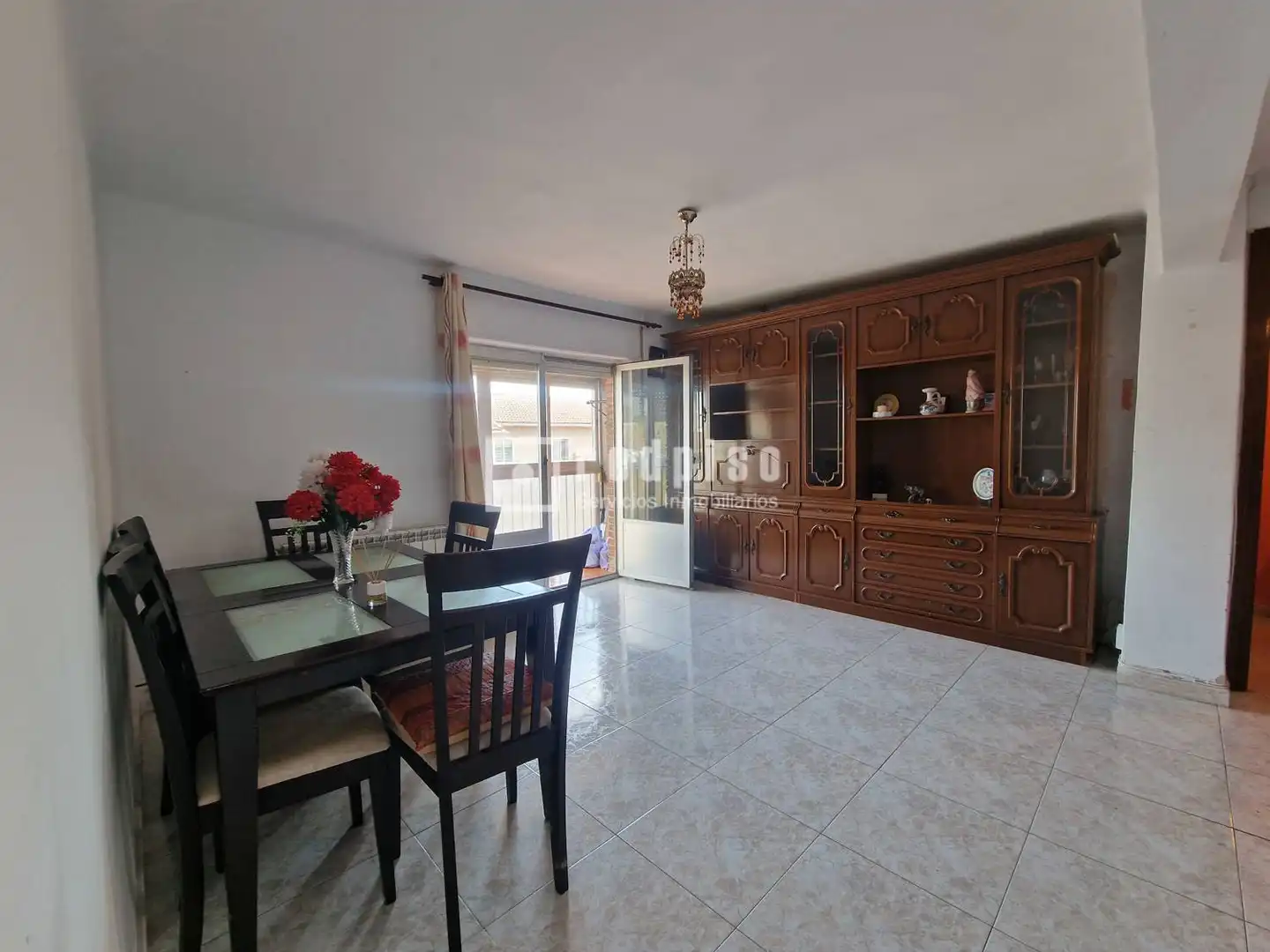 Dining room of Flat for sale in  Madrid Capital  with Heating and Terrace