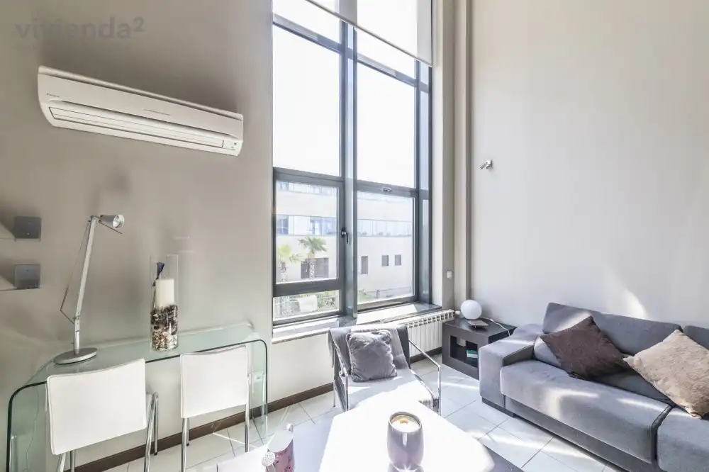 Sala d'estar de Pis de lloguer en Madrid amb Aire condicionat i Calefacció