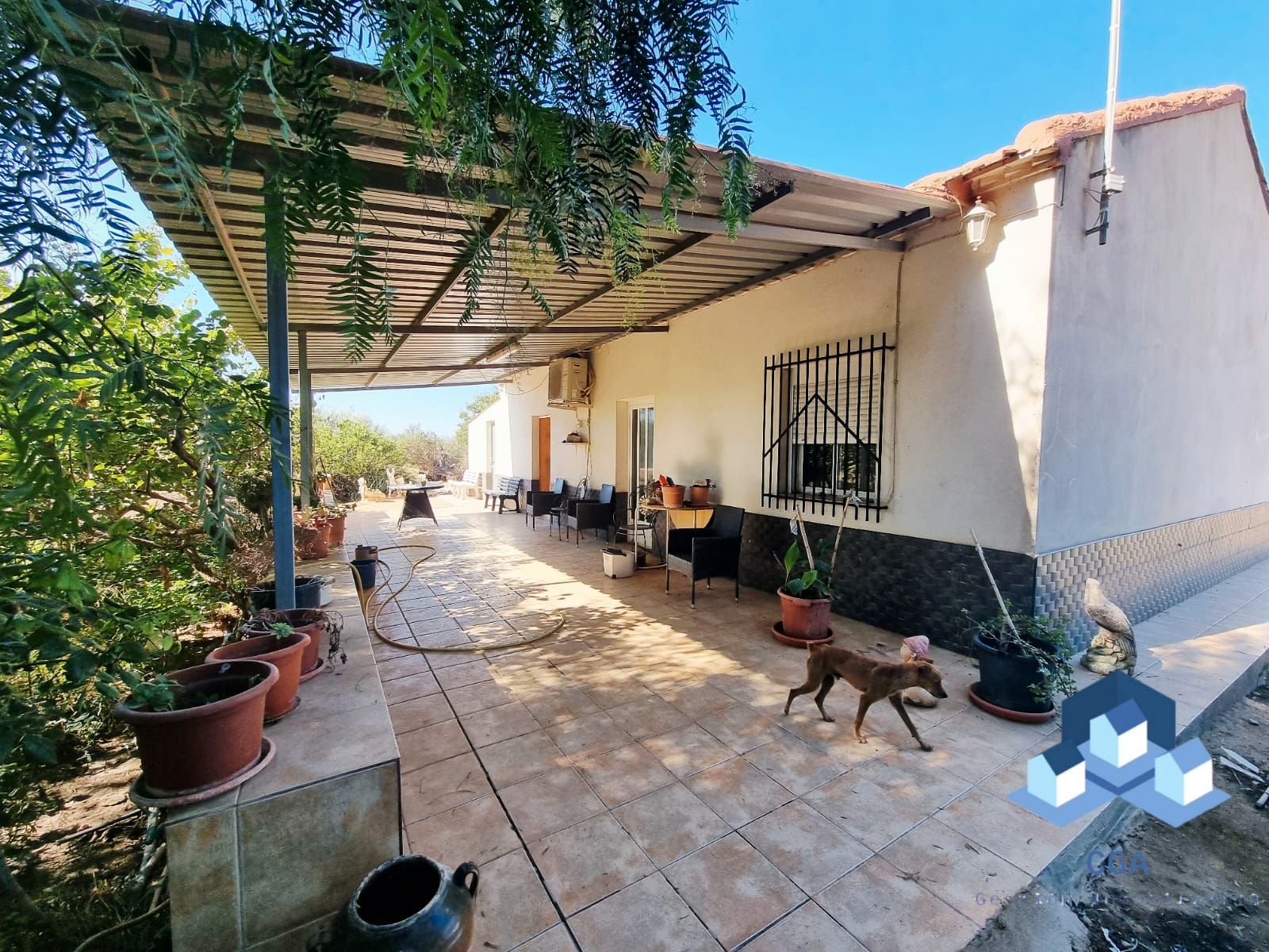 Vista exterior de Casa o xalet en venda en Lorca amb Aire condicionat, Jardí privat i Terrassa