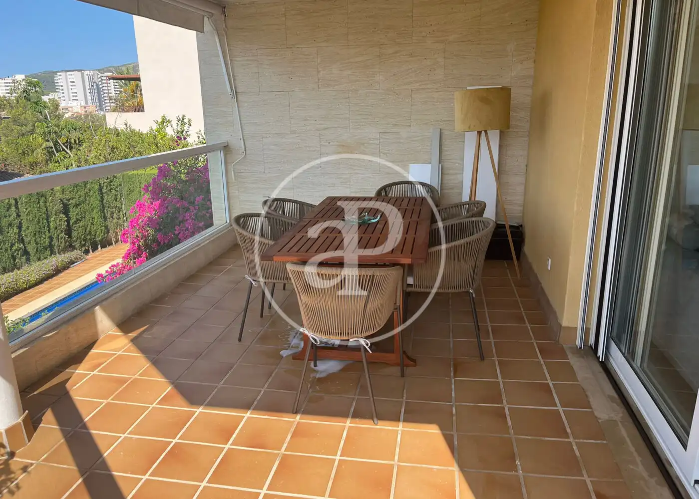 Terraza de Piso de alquiler en  Palma de Mallorca con Aire acondicionado, Calefacción y Jardín privado