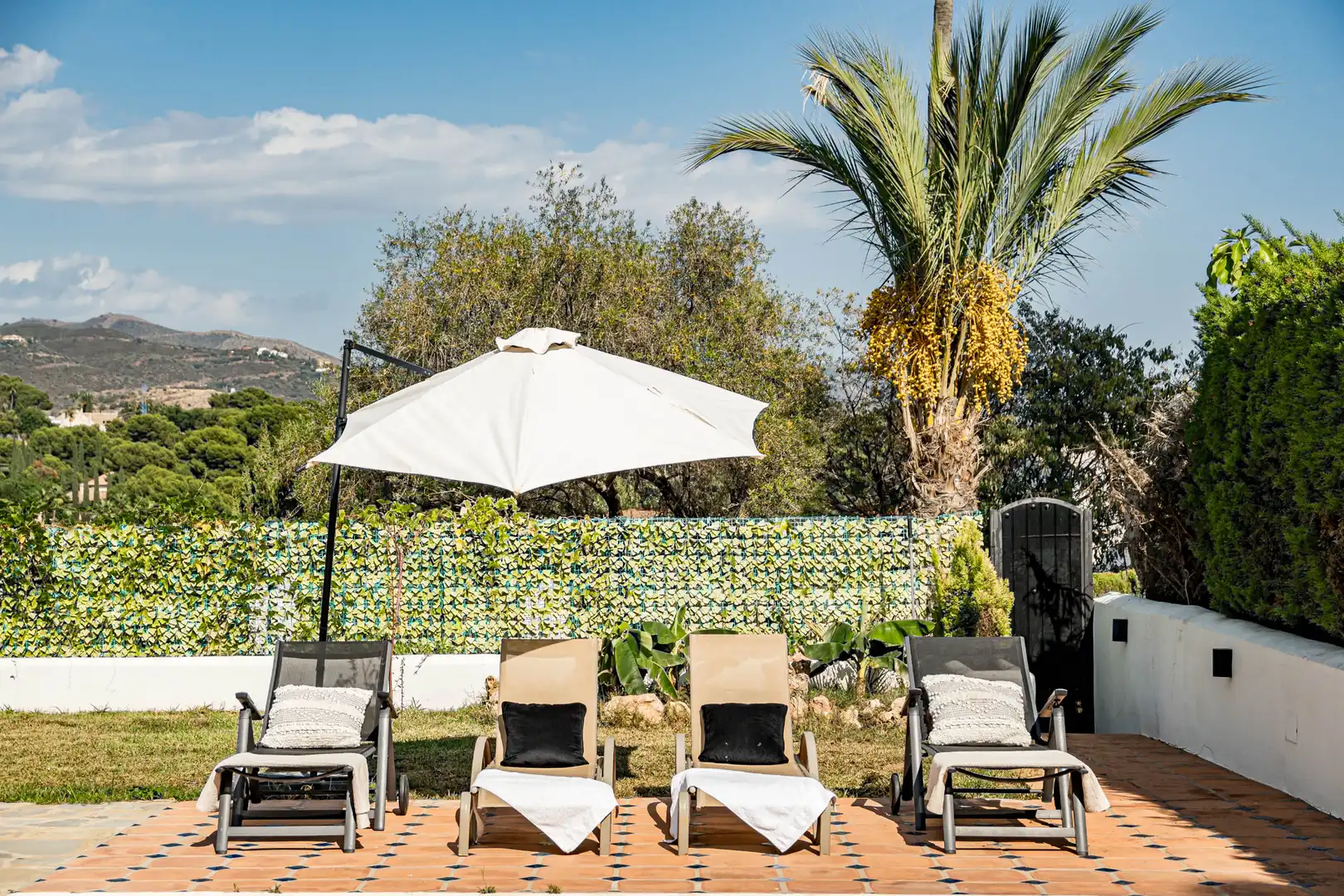 Jardí de Casa o xalet de lloguer en Marbella amb Aire condicionat, Jardí privat i Parquet