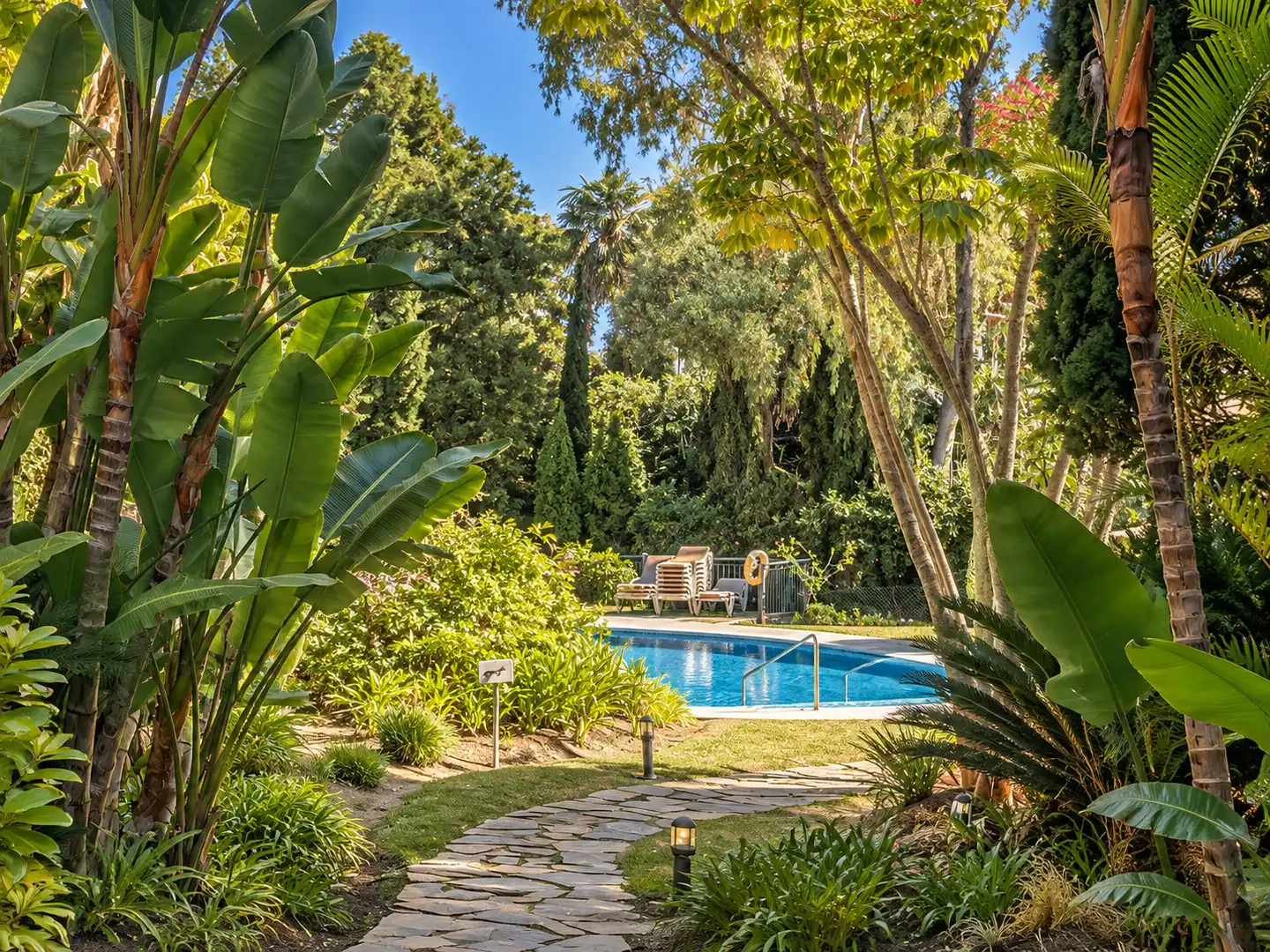 Jardín de Apartamento en venta en La Quinta