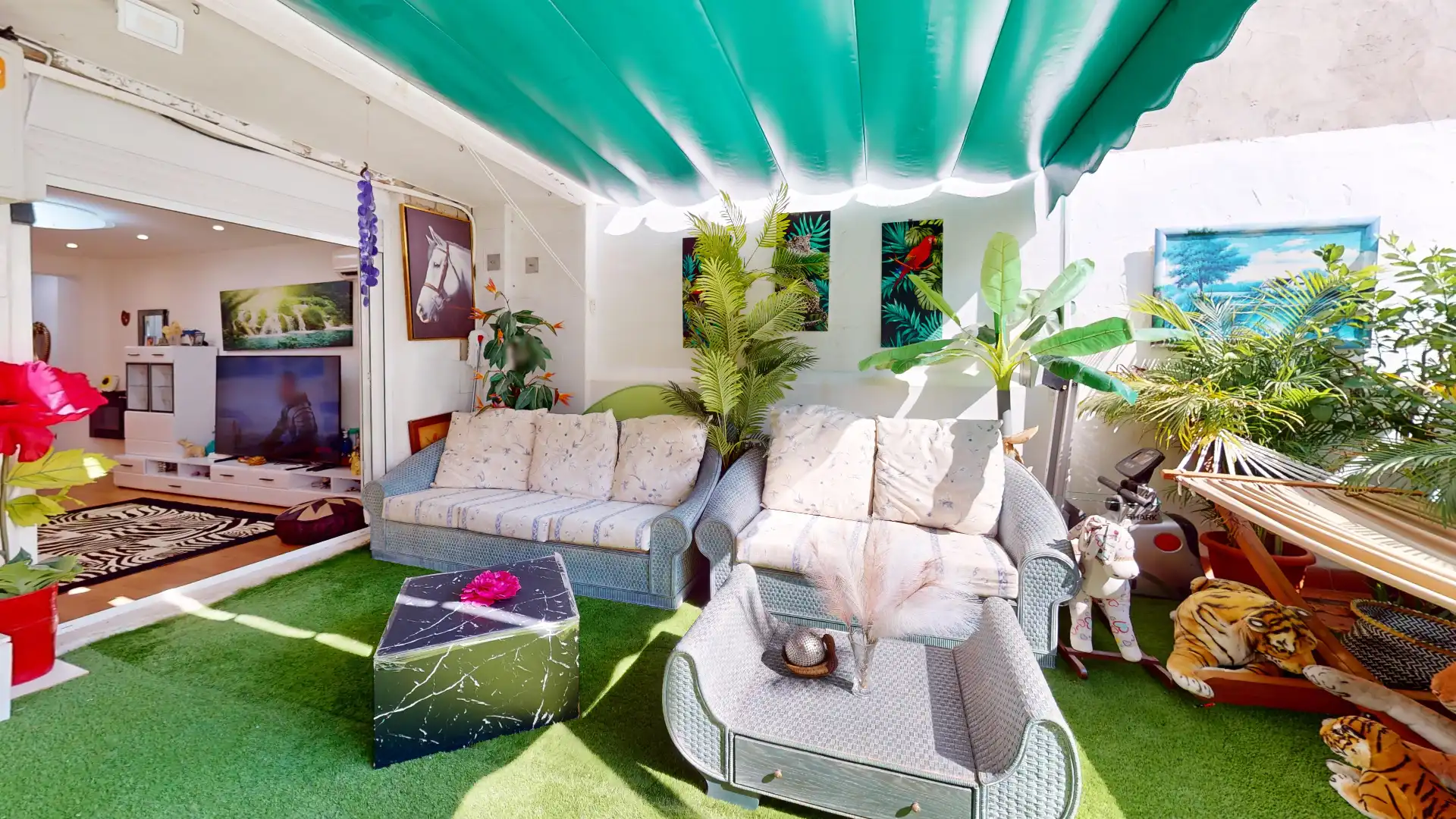 Terrace of Flat for sale in Alicante / Alacant  with Air Conditioner, Private garden and Terrace