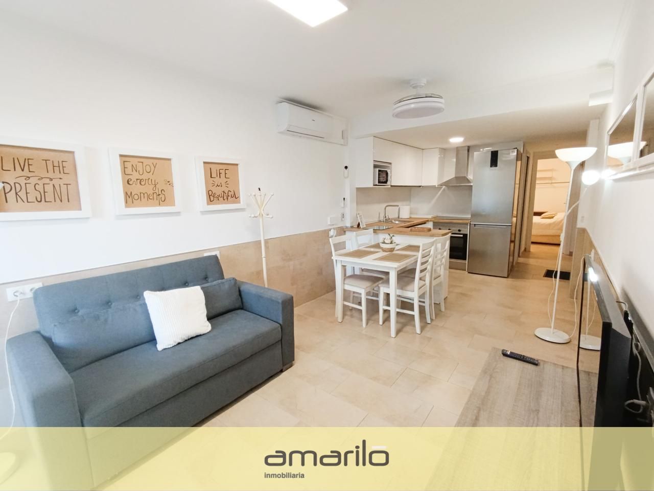 Living room of Study for sale in Villajoyosa / La Vila Joiosa  with Air Conditioner, Terrace and Furnished