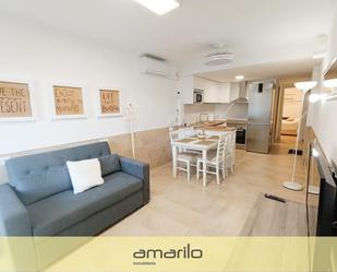 Sala d'estar de Estudi en venda en Villajoyosa / La Vila Joiosa amb Aire condicionat, Terrassa i Moblat