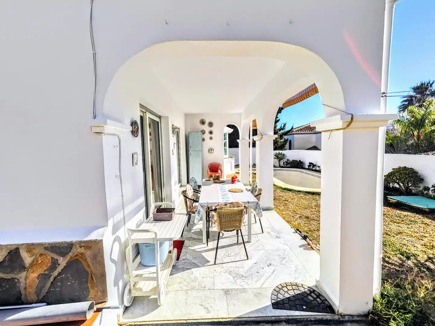 Jardí de Casa o xalet en venda en Benalmádena amb Jardí privat, Terrassa i Traster