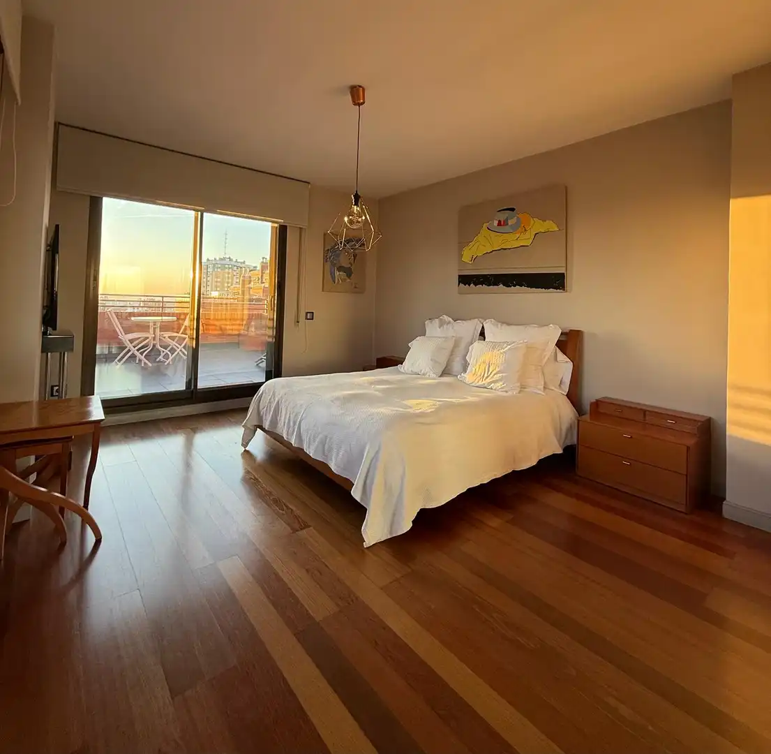 Bedroom of Attic for sale in Madrid  with Air Conditioner, Heating and Private garden