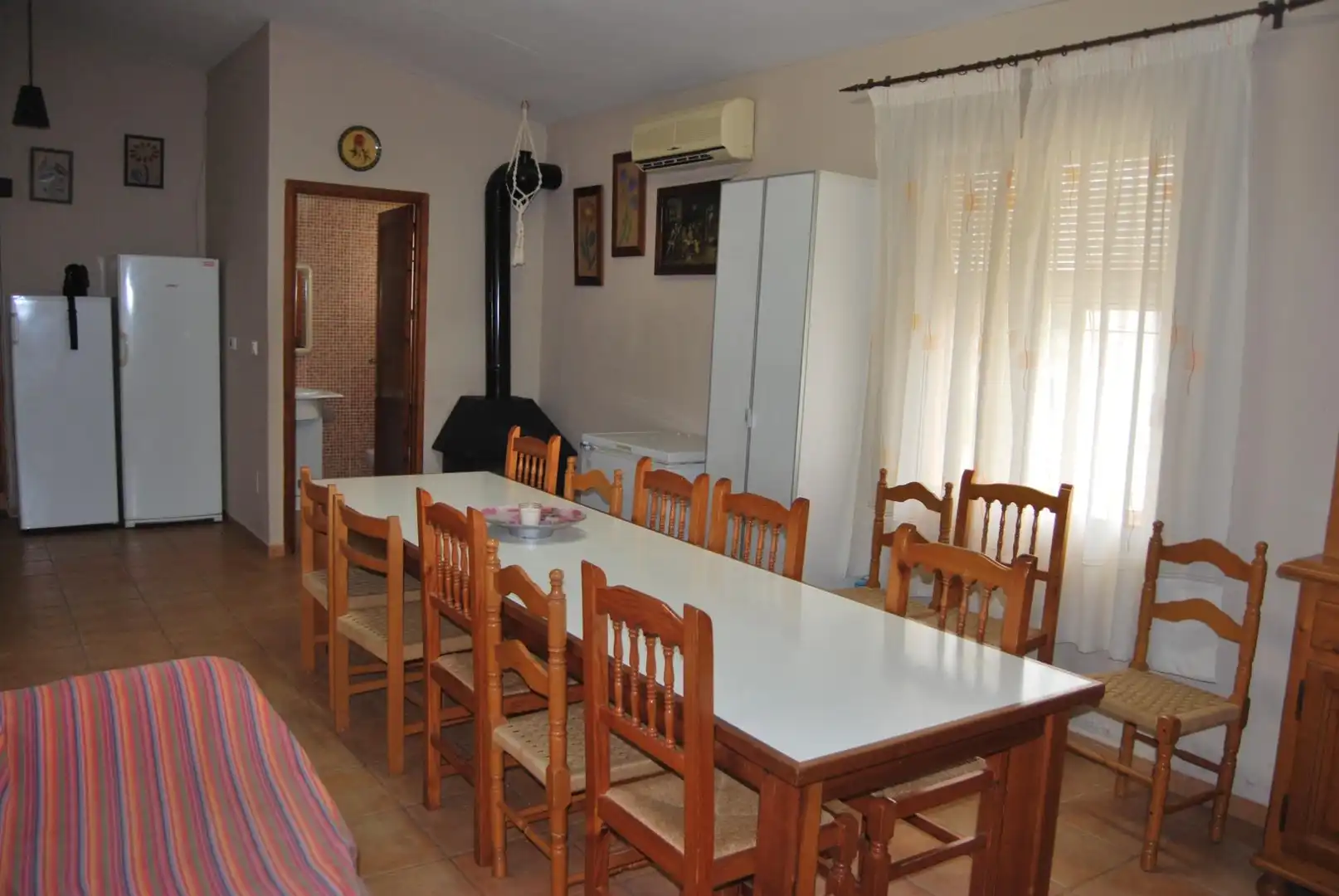 Comedor de Finca rústica en venta en Murcia con Aire acondicionado, Jardín privado y Terraza