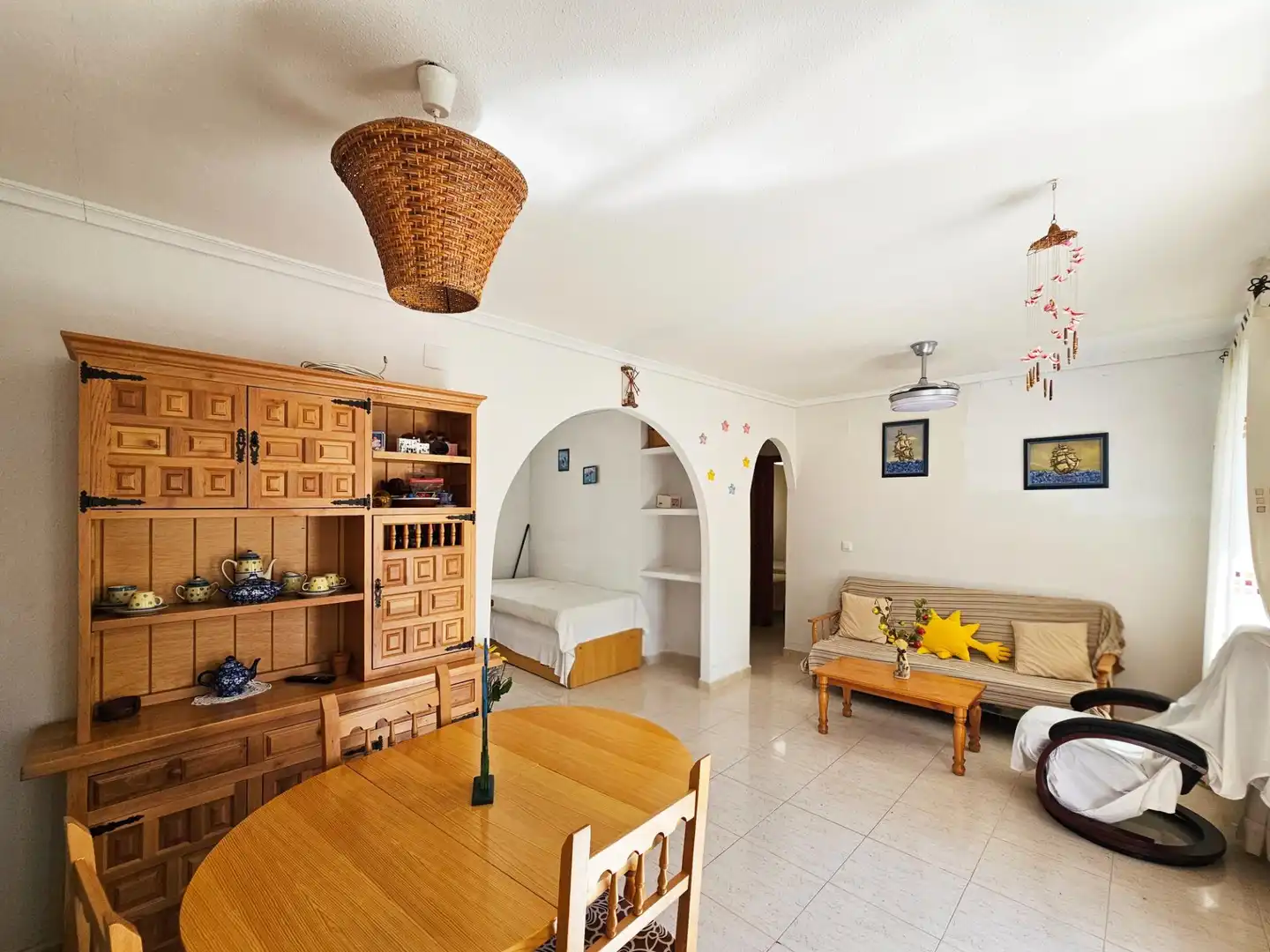 Living room of Houses for sale in Santa Pola  with Private garden, Terrace and Furnished