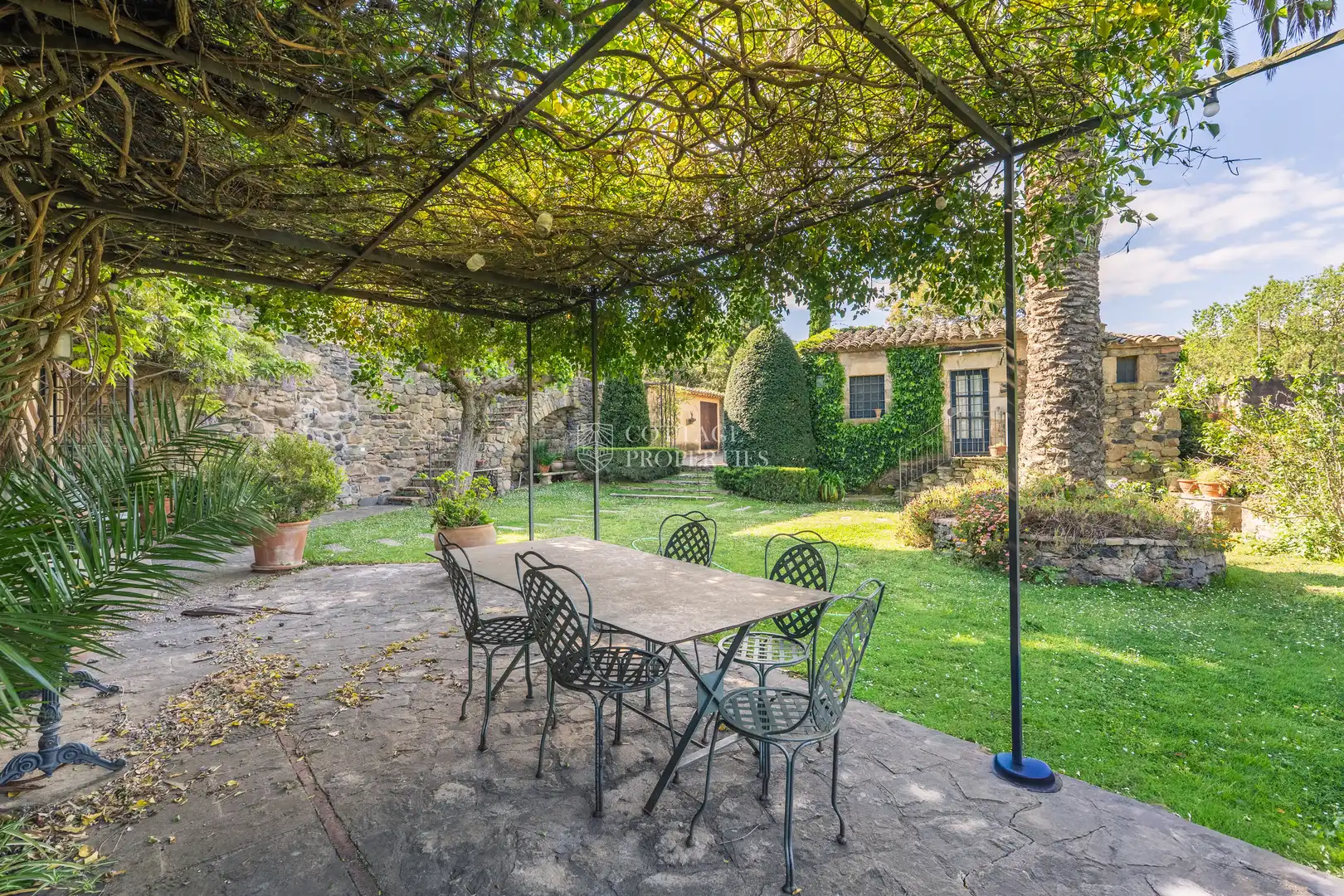 Terrace of Country homes for sale in Foixà  with Air Conditioner, Private garden and Swimming Pool