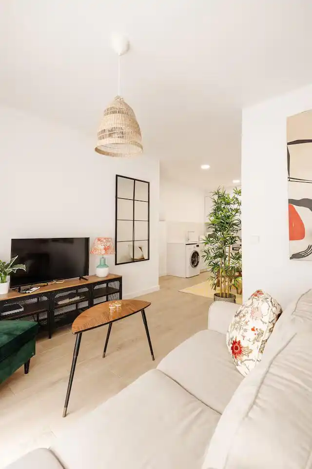 Wohnzimmer von Wohnung zur Miete in Centro