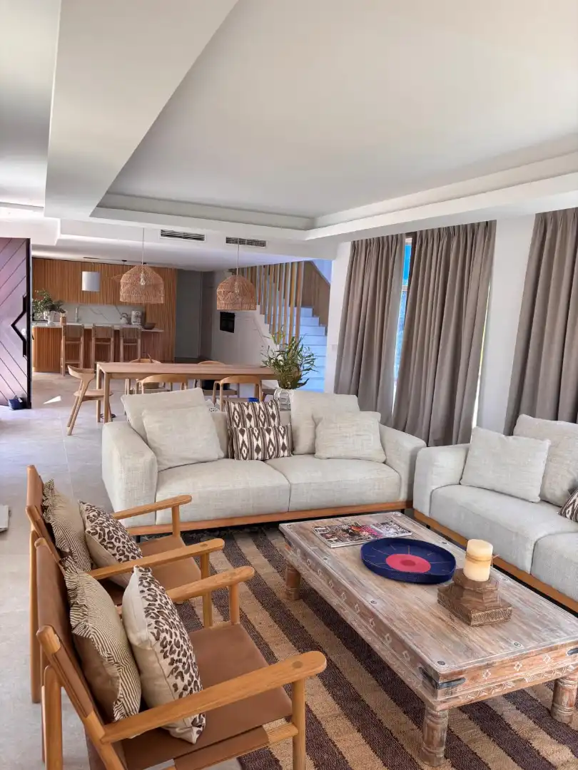 Sala de estar de Casa o chalet en venta en Altea con Aire acondicionado, Calefacción y Jardín privado