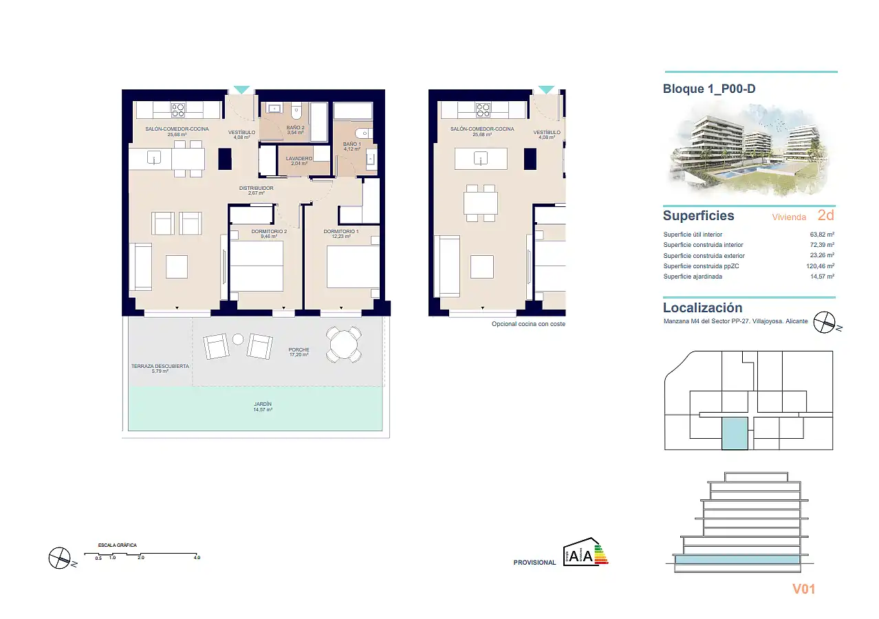 Apartamento con terraza en venta en Platja de Torres, imagen 20