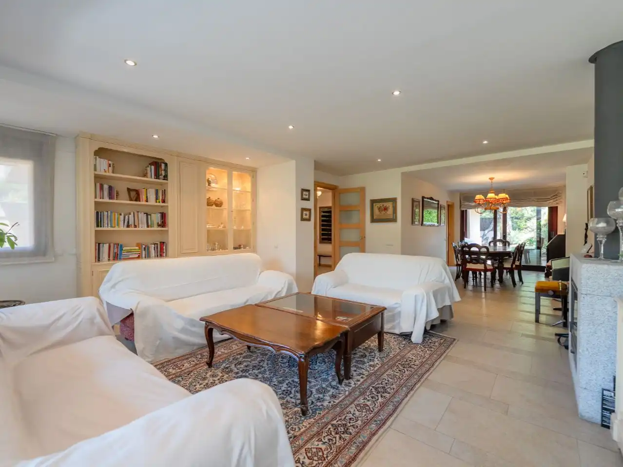 Sala de estar de Casa o chalet en venta en Torrelodones con Terraza y Balcón