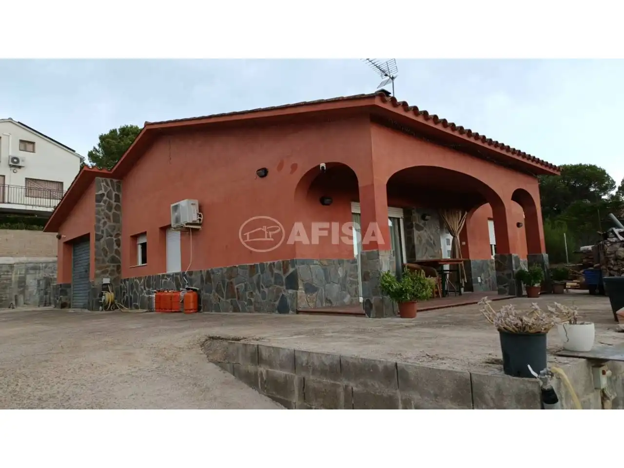 Vista exterior de Casa o chalet en venta en Caldes de Malavella con Aire acondicionado, Calefacción y Jardín privado