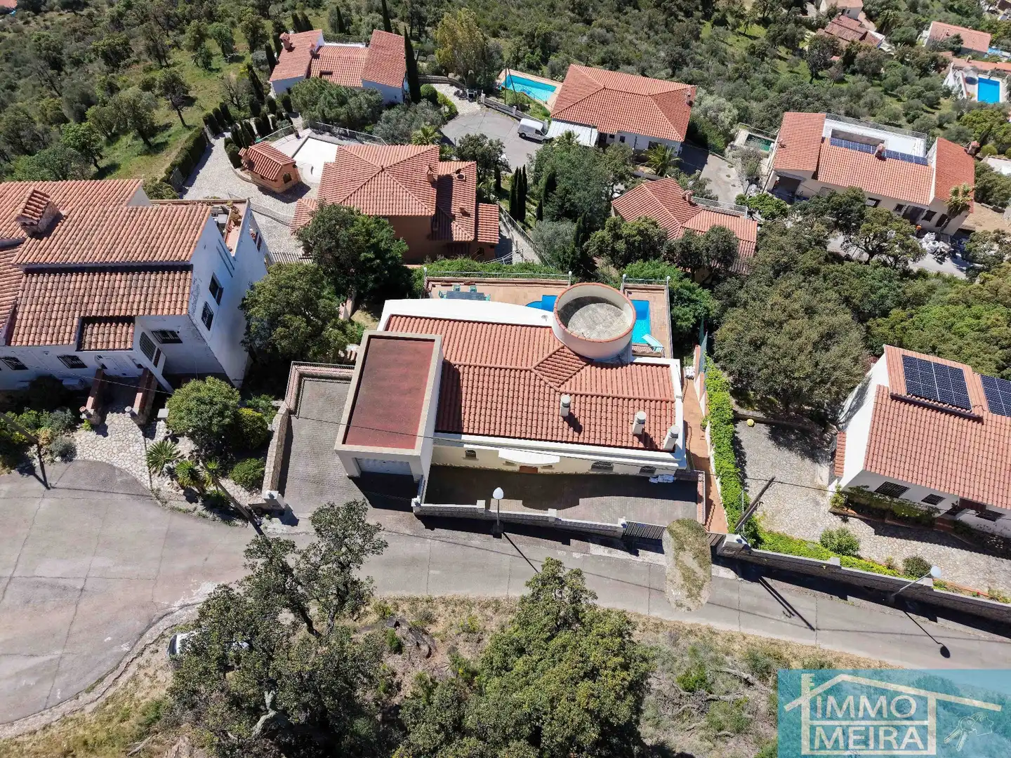 Exterior view of Houses for sale in Roses  with Air Conditioner, Heating and Private garden