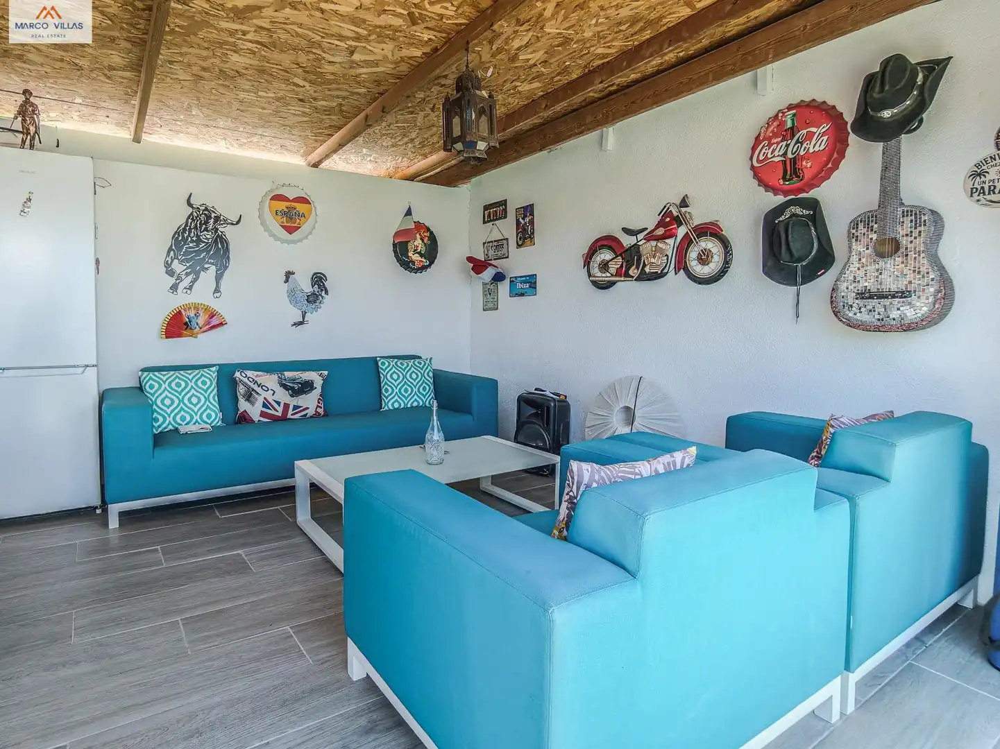 Terraza de Casa o chalet en venta en San Fulgencio con Aire acondicionado, Jardín privado y Piscina