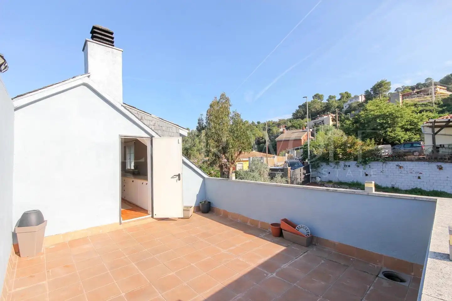 Terraza de Casa o chalet en venta en Cervelló con Aire acondicionado, Calefacción y Jardín privado