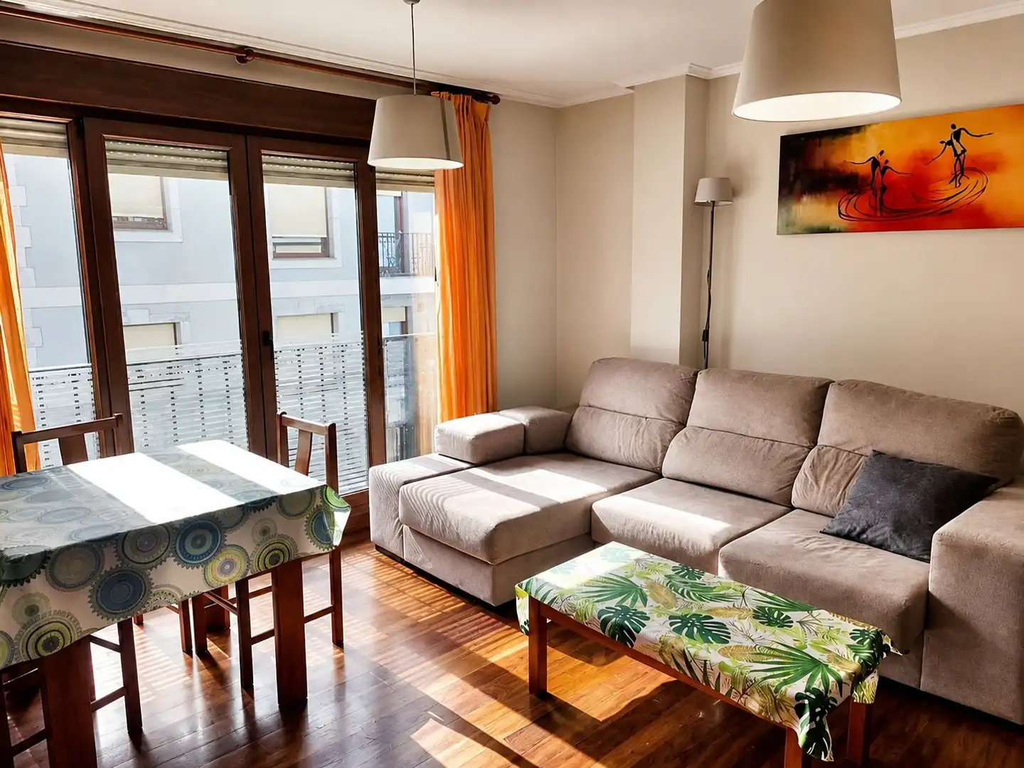 Living room of Flat for rent in Limpias  with Heating, Terrace and Furnished