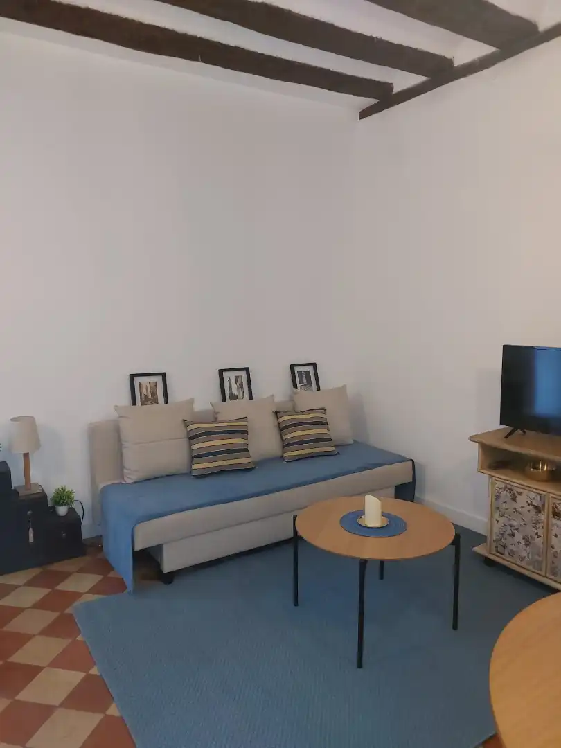 Sala d'estar de Apartament de lloguer en Cuenca amb Moblat, Forn i Rentadora