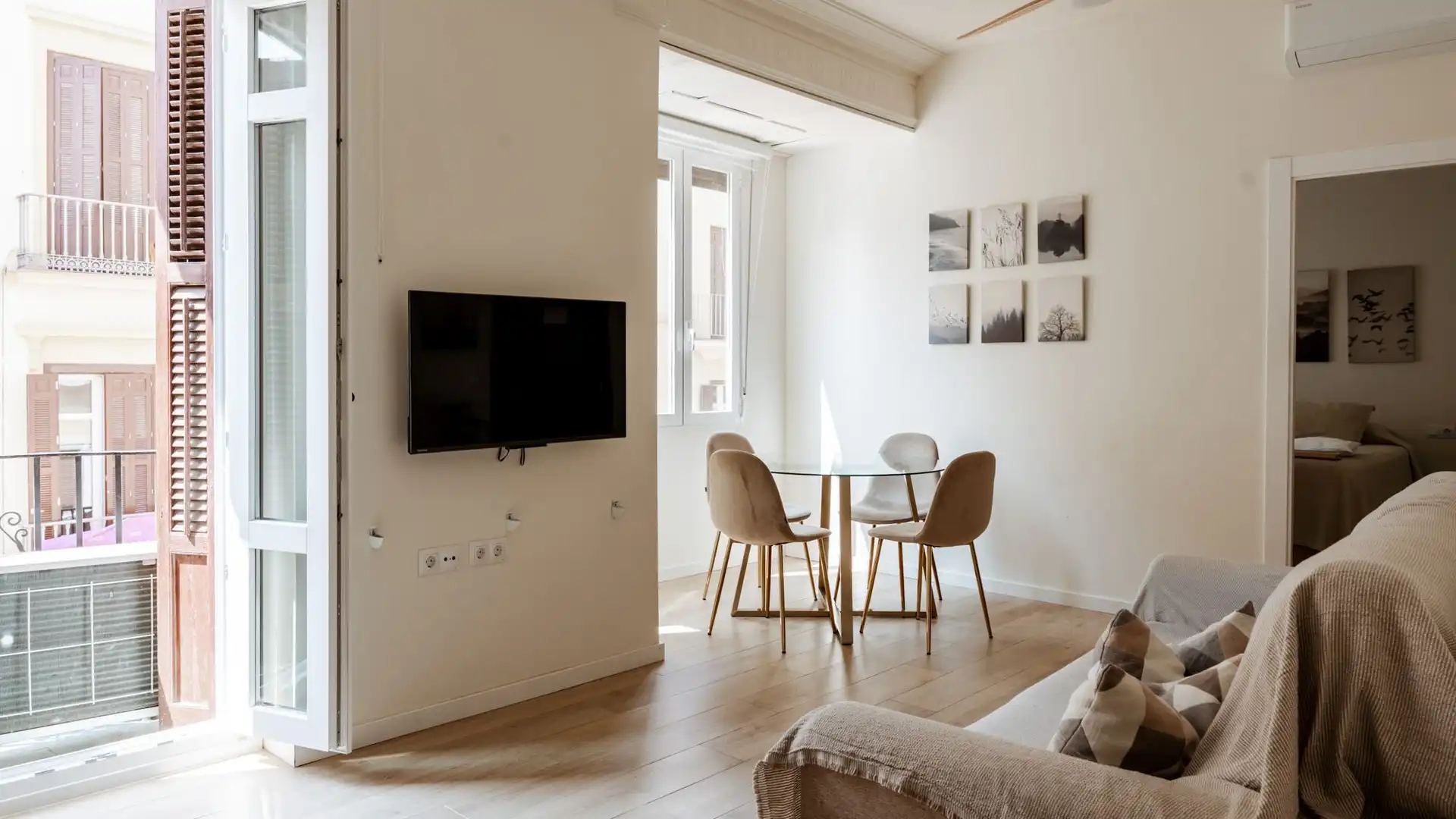 Sala d'estar de Apartament en venda en Málaga Capital amb Balcó