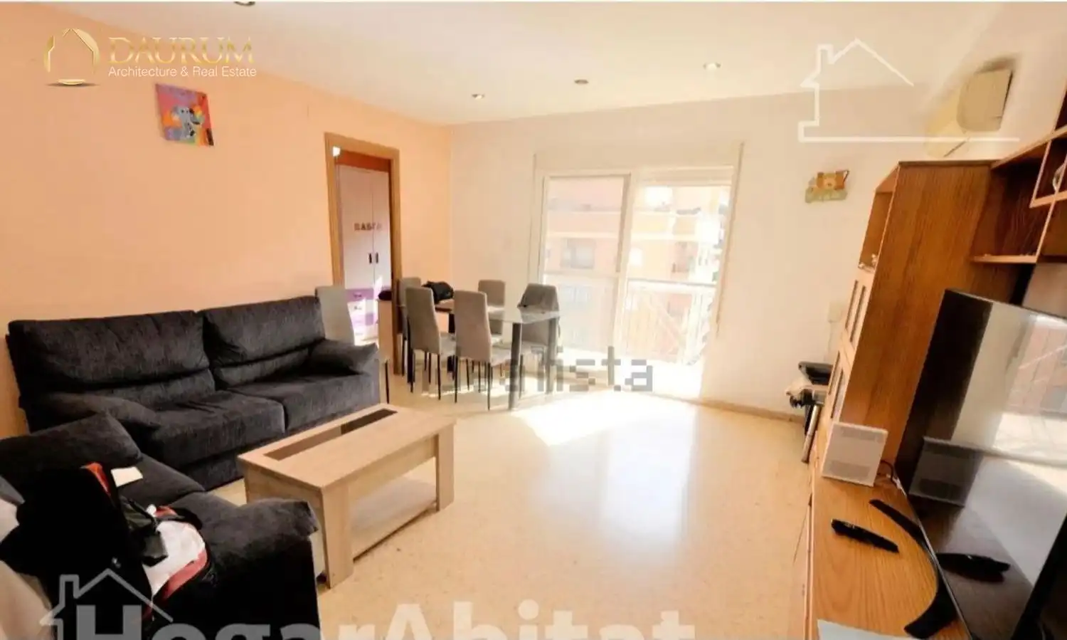 Sala de estar de Piso en venta en Burjassot con Aire acondicionado, Terraza y Trastero