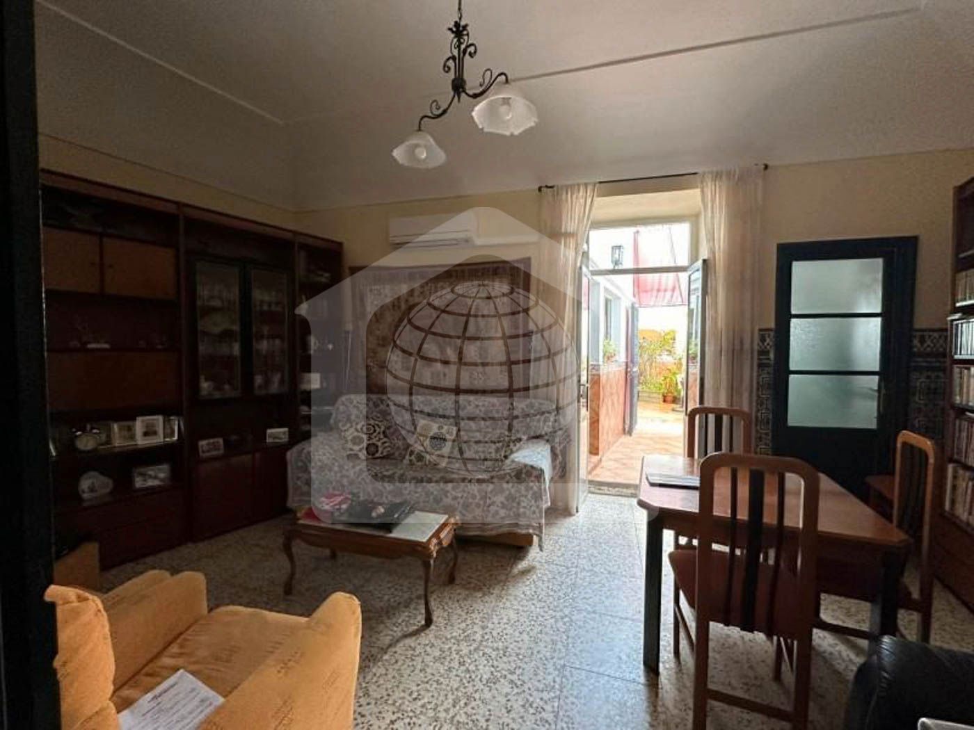Sala d'estar de Casa o xalet en venda en Málaga Capital amb Jardí privat, Terrassa i Moblat