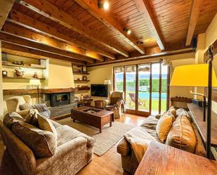 Living room of Flat to rent in Puigcerdà  with Heating, Private garden and Terrace