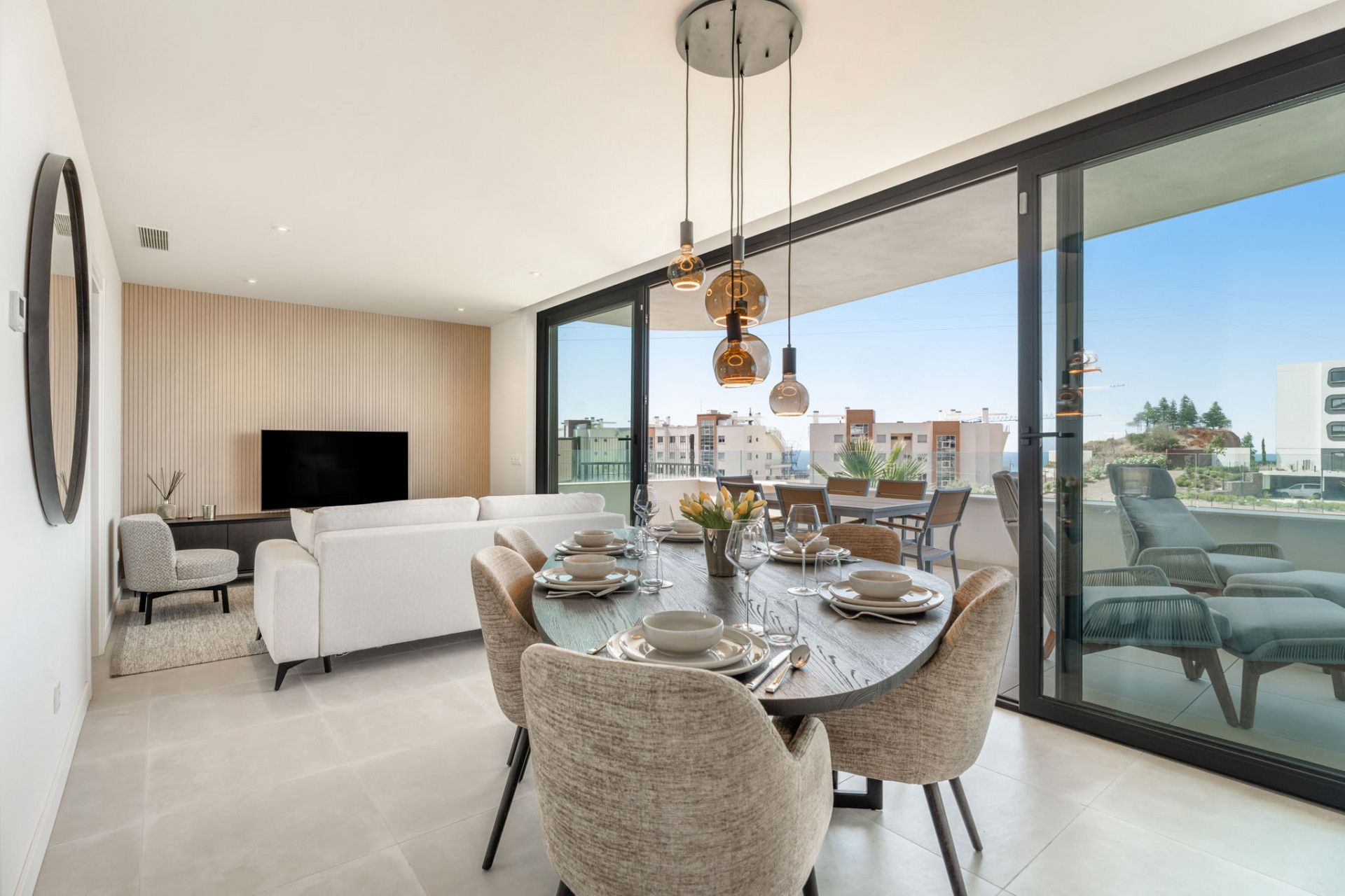 Dining room of Planta baja for sale in Fuengirola  with Air Conditioner, Terrace and Swimming Pool