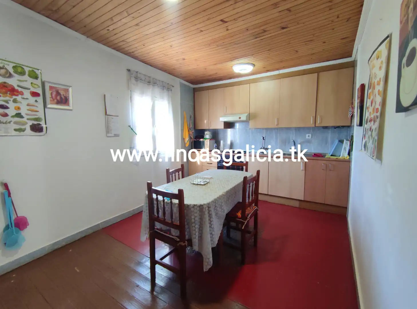 Cocina de Casa adosada en venta en Castrelo do Val con Jardín privado, Terraza y Trastero
