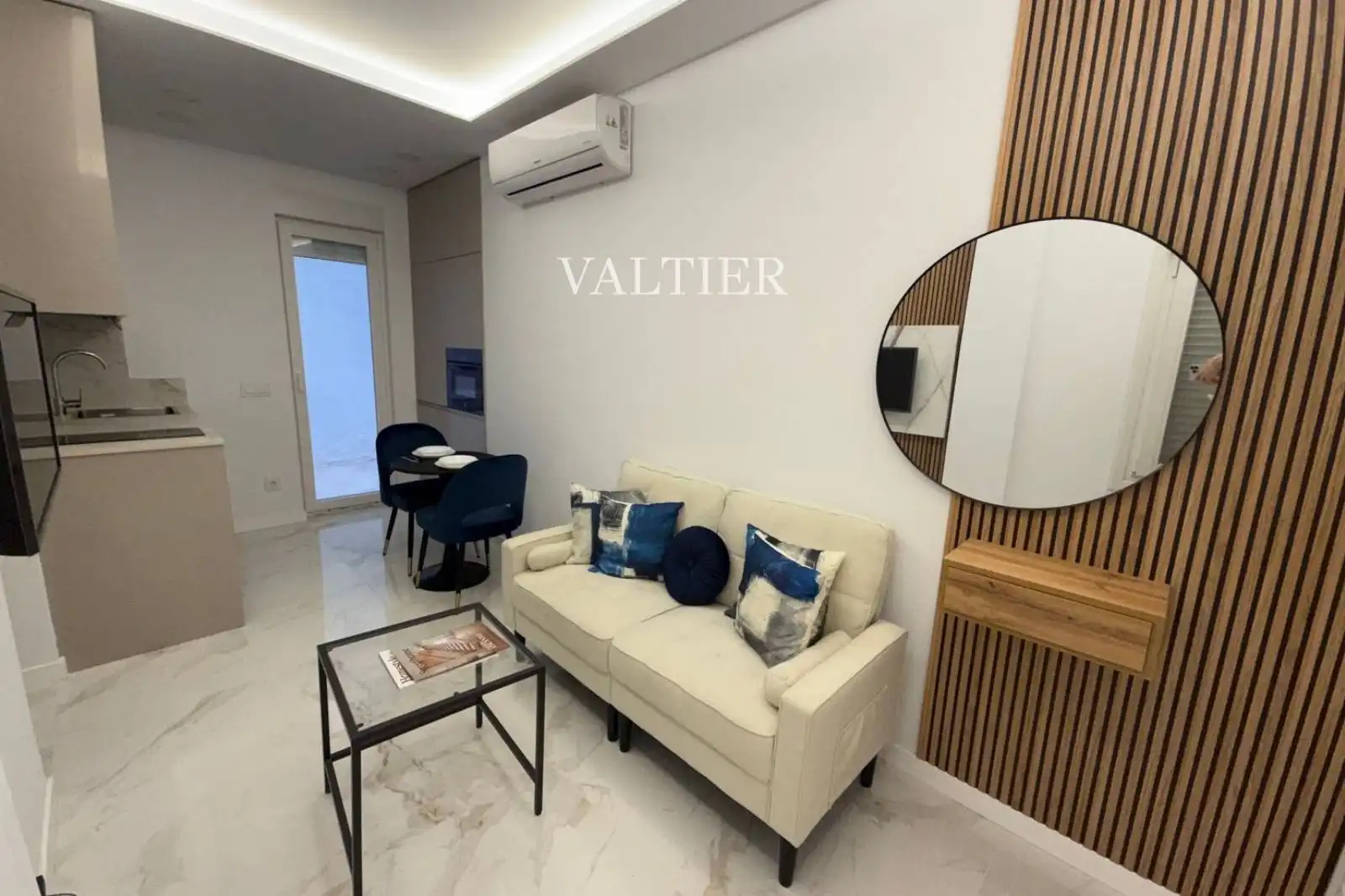 Sala de estar de Piso de alquiler en Madrid con Aire acondicionado, Calefacción y Terraza
