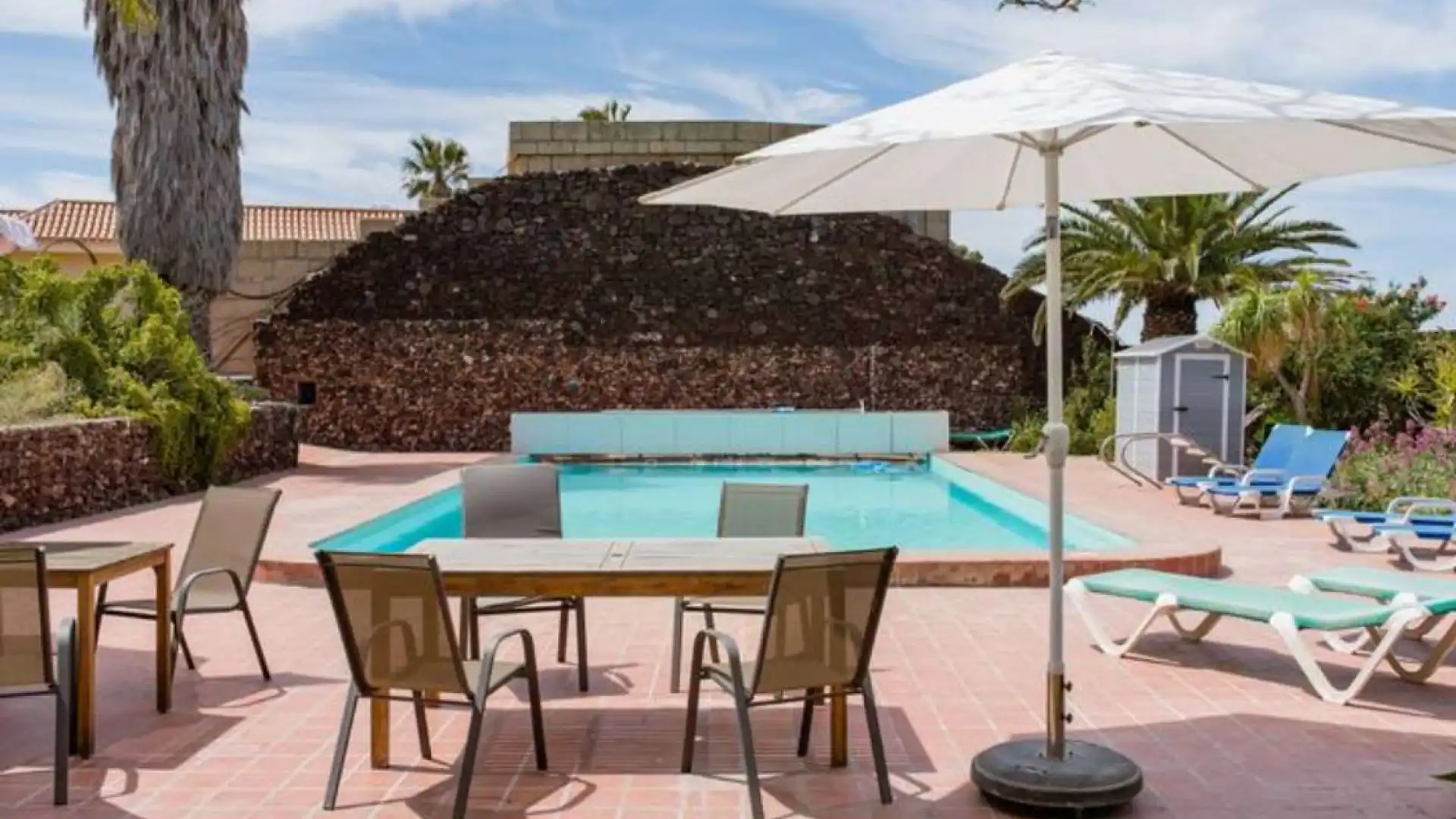 Terraza de Apartamento para compartir en Arona con Aire acondicionado, Calefacción y Terraza