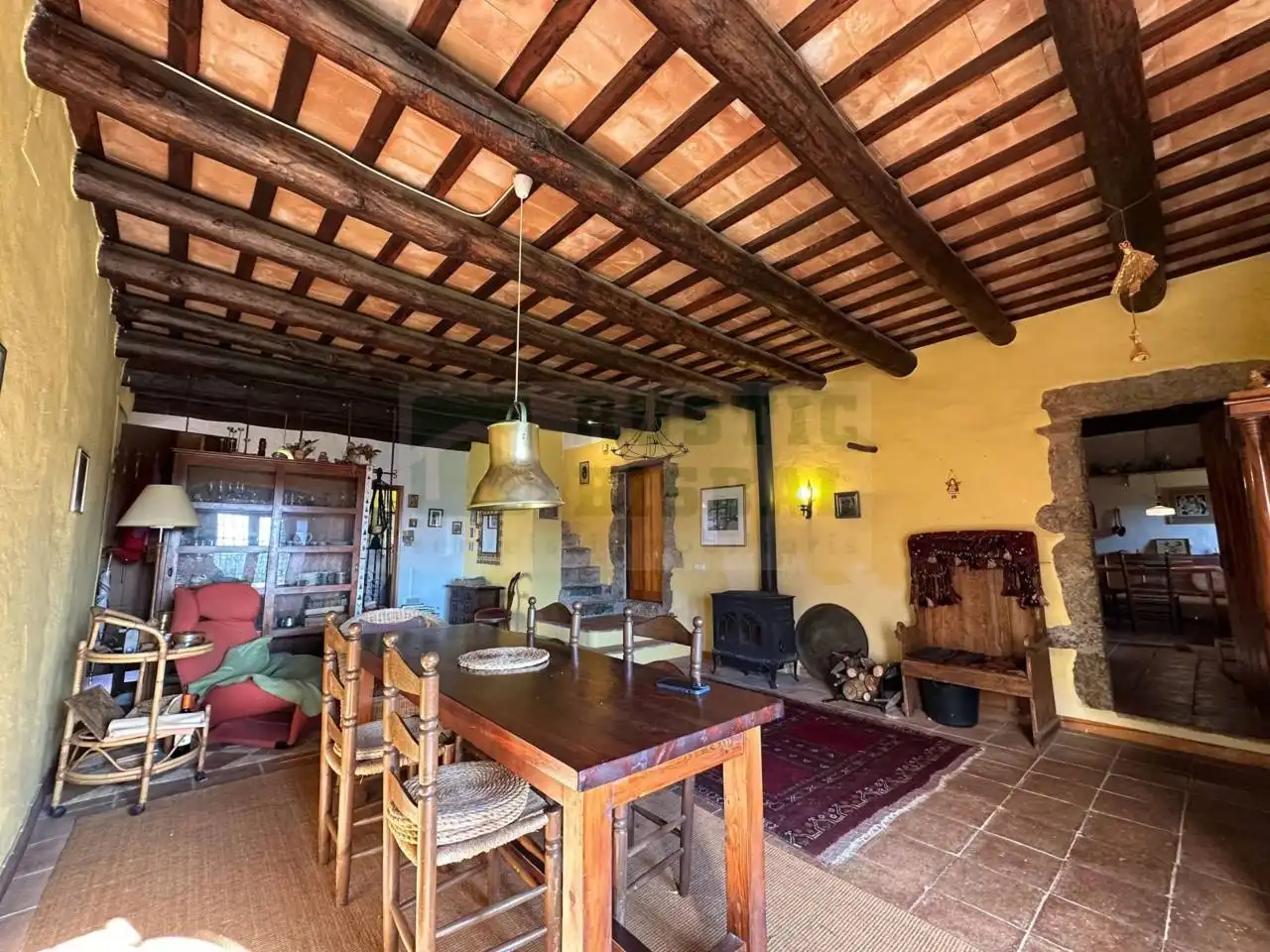Comedor de Finca rústica en venta en Quart con Jardín privado