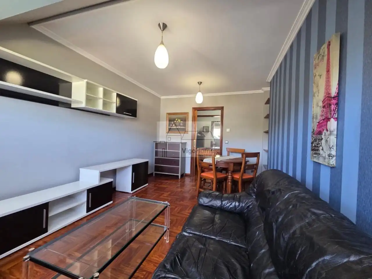 Living room of Attic for rent in Vigo   with Heating, Parquet flooring and Terrace