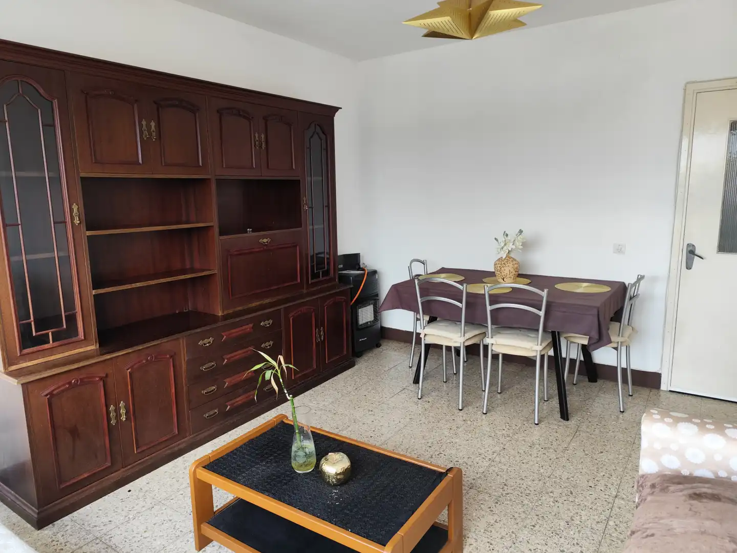 Living room of Flat for sale in Oleiros  with Furnished