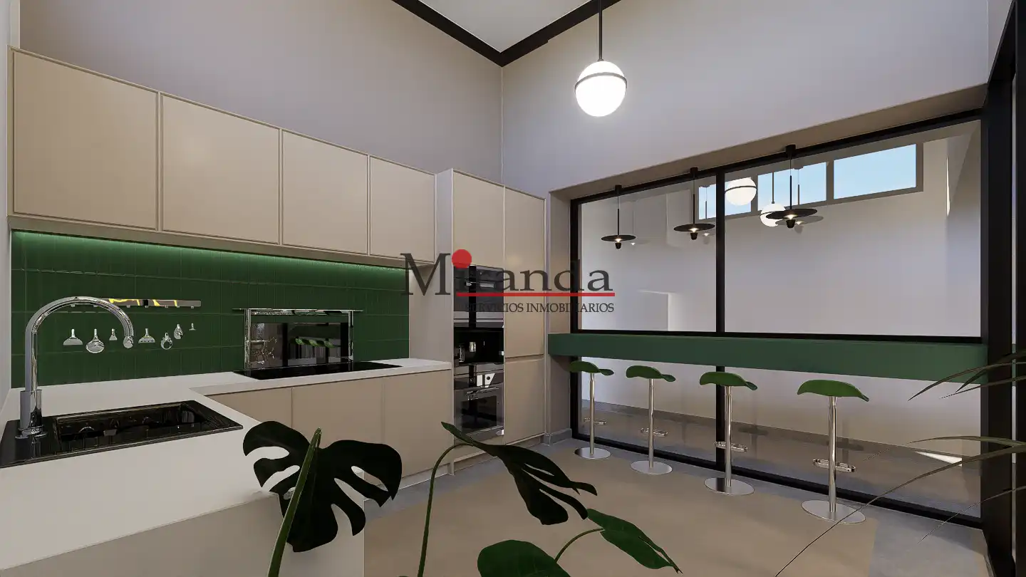 Cocina de Estudio para compartir en Villaviciosa de Odón con Aire acondicionado, Calefacción y Terraza