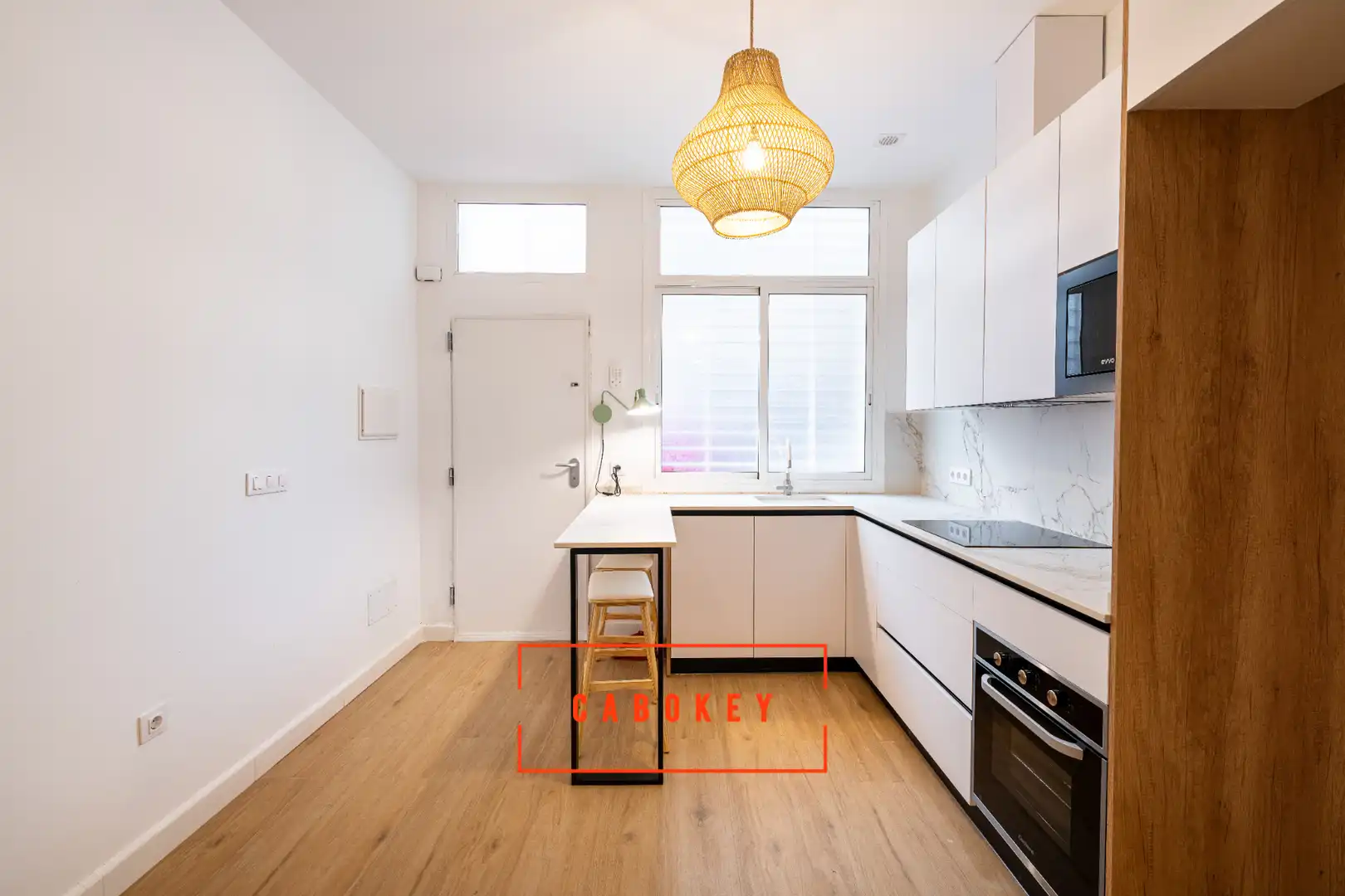 Cocina de Casa adosada en venta en Almería con Aire acondicionado, Calefacción y Parquet