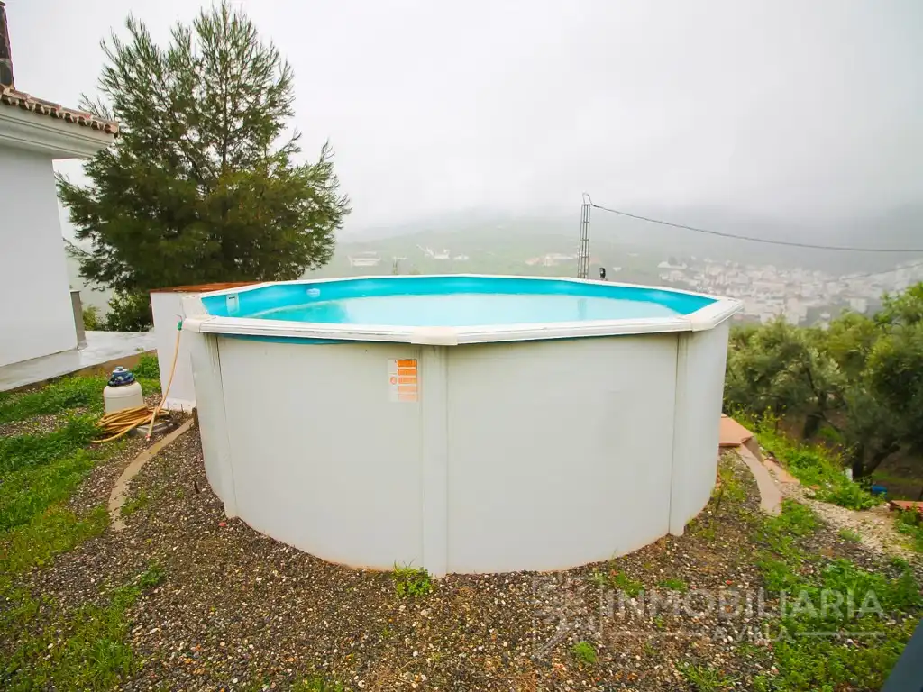 Piscina de Finca rústica de alquiler en Tolox con Piscina