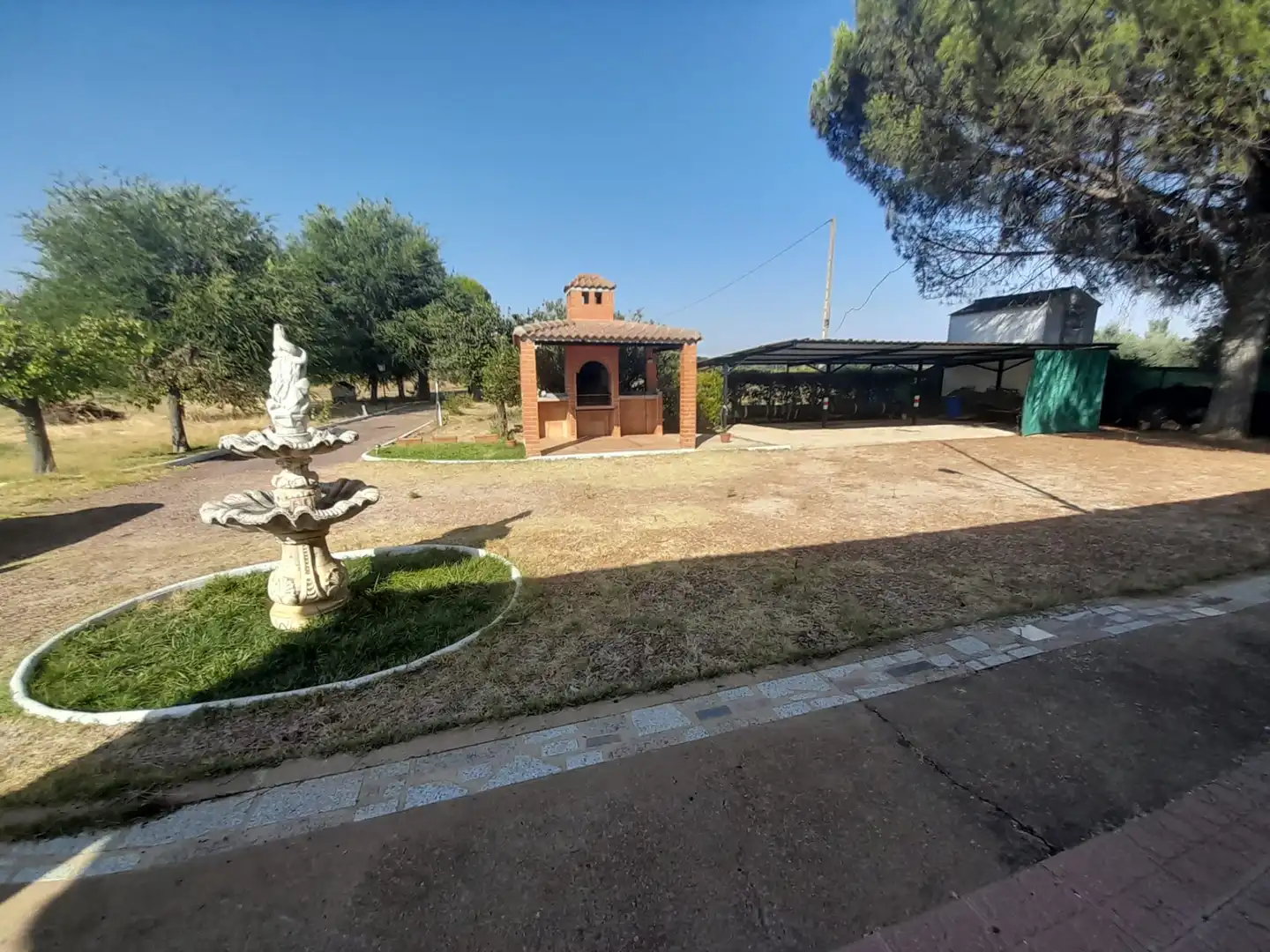 Jardí de Finca rústica en venda en Almodóvar del Campo amb Traster i Piscina