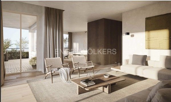 Sala de estar de Apartamento en venta en  Madrid Capital con Aire acondicionado, Calefacción y Terraza