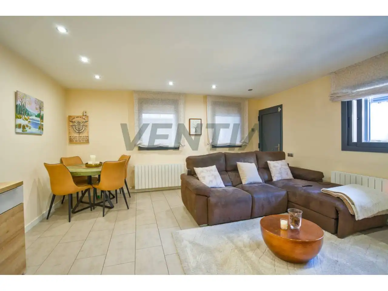 Living room of Houses for sale in Sant Feliu de Codines  with Air Conditioner, Heating and Private garden